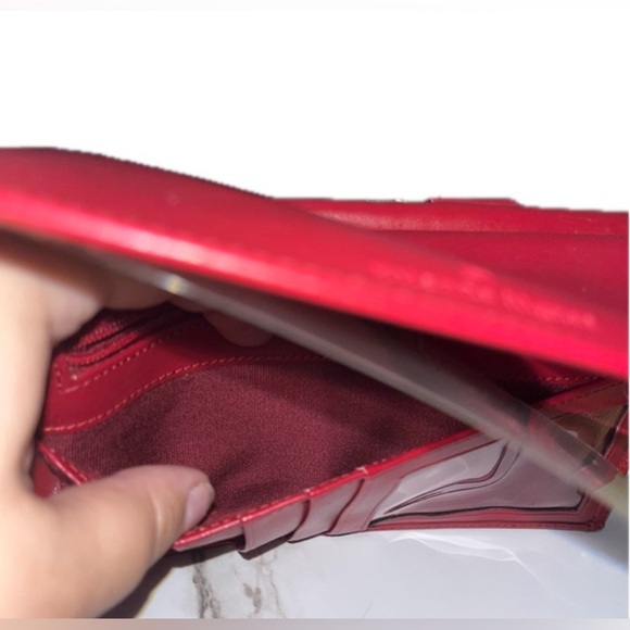 NWT Vintage Etienne Aigner Classic Personal Assets Leather WalletRed - Picture 9 of 16